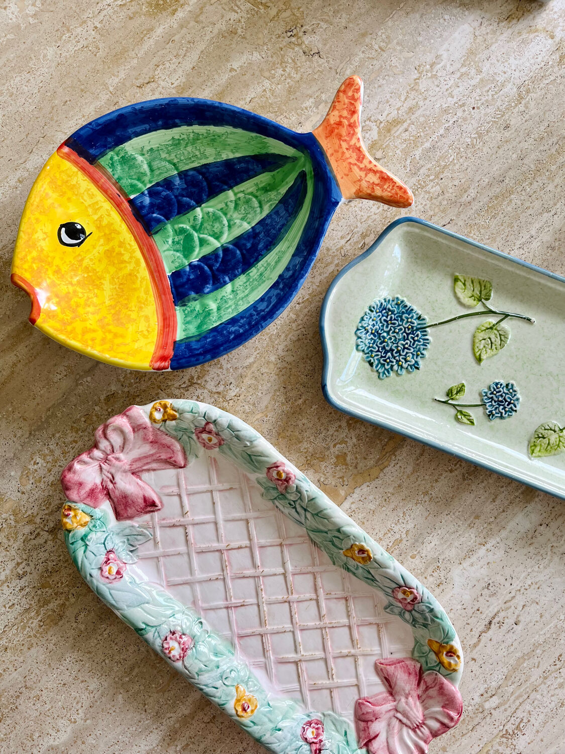 Italian ceramic fish dish