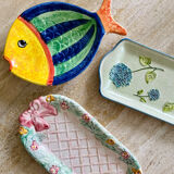 Italian ceramic fish dish