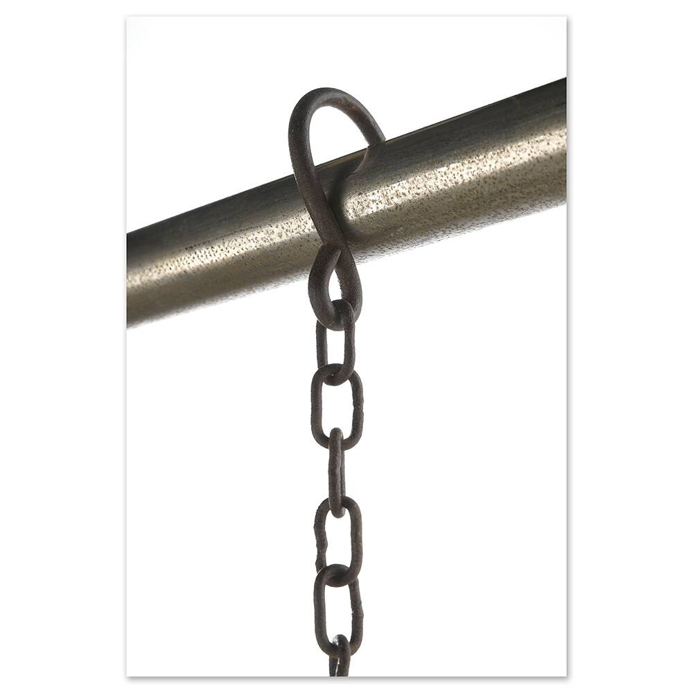 Transformed industrial chandelier