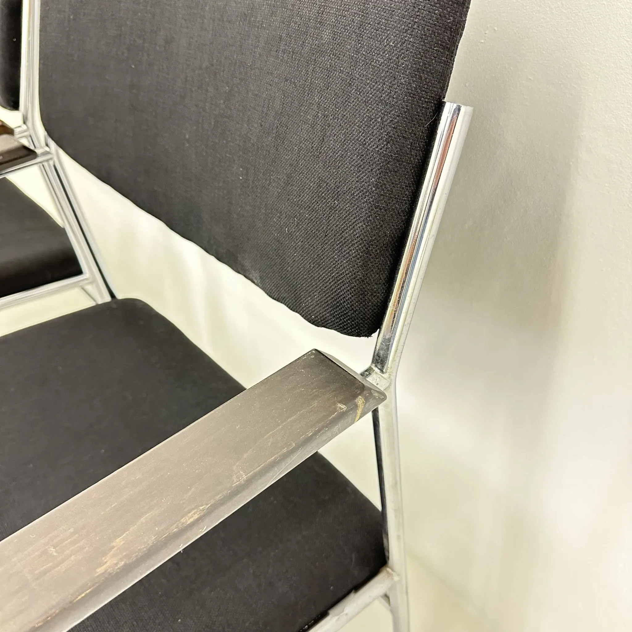 Gijs van der Sluis minimalist lounge chair, 1970s