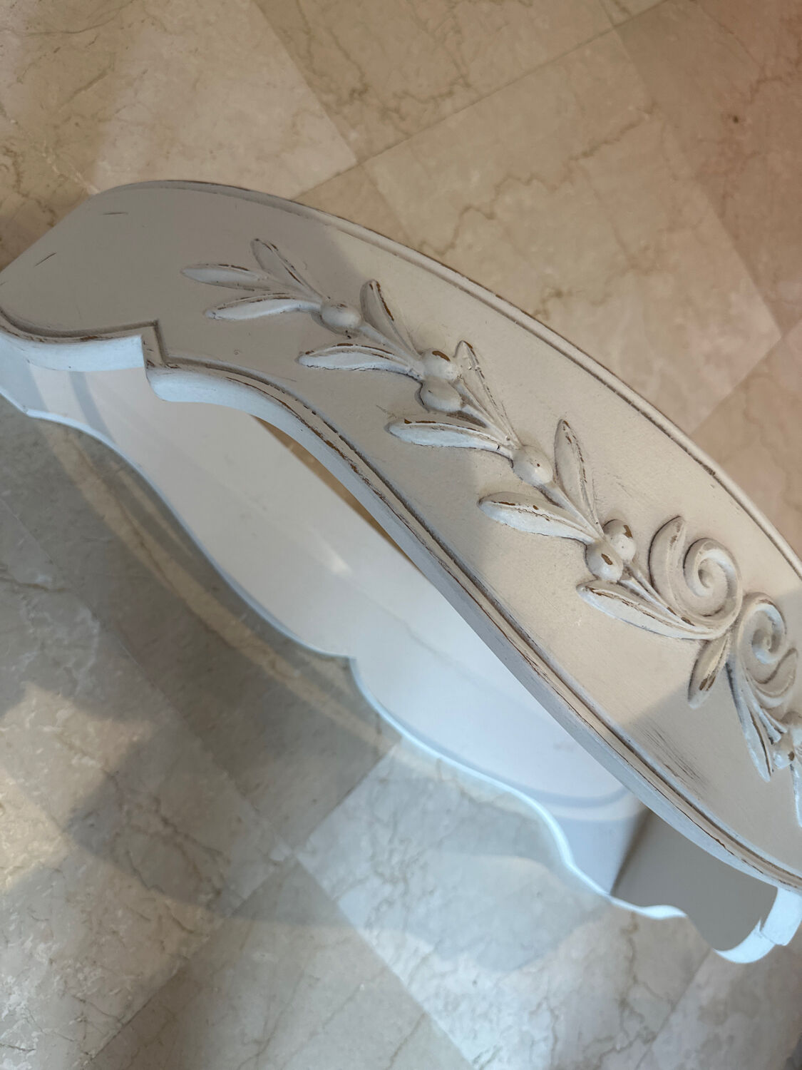 Hanging canvas headboard