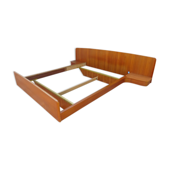 Scandinavian double bed with bedside