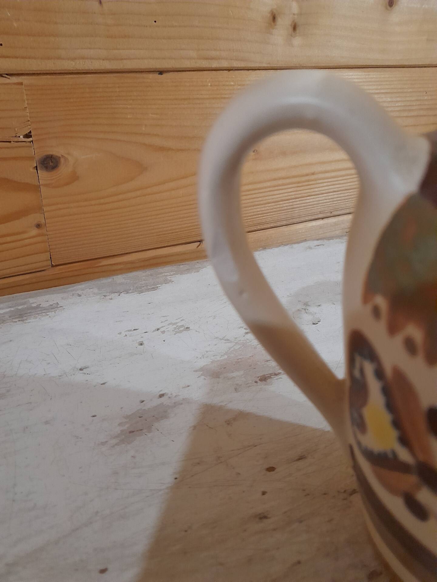Jug / Creamer high HB Quimper - Hearts & Flowers
