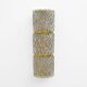 Pair of Modern Italian Brass and Murano Glass Textured Wall Sconces