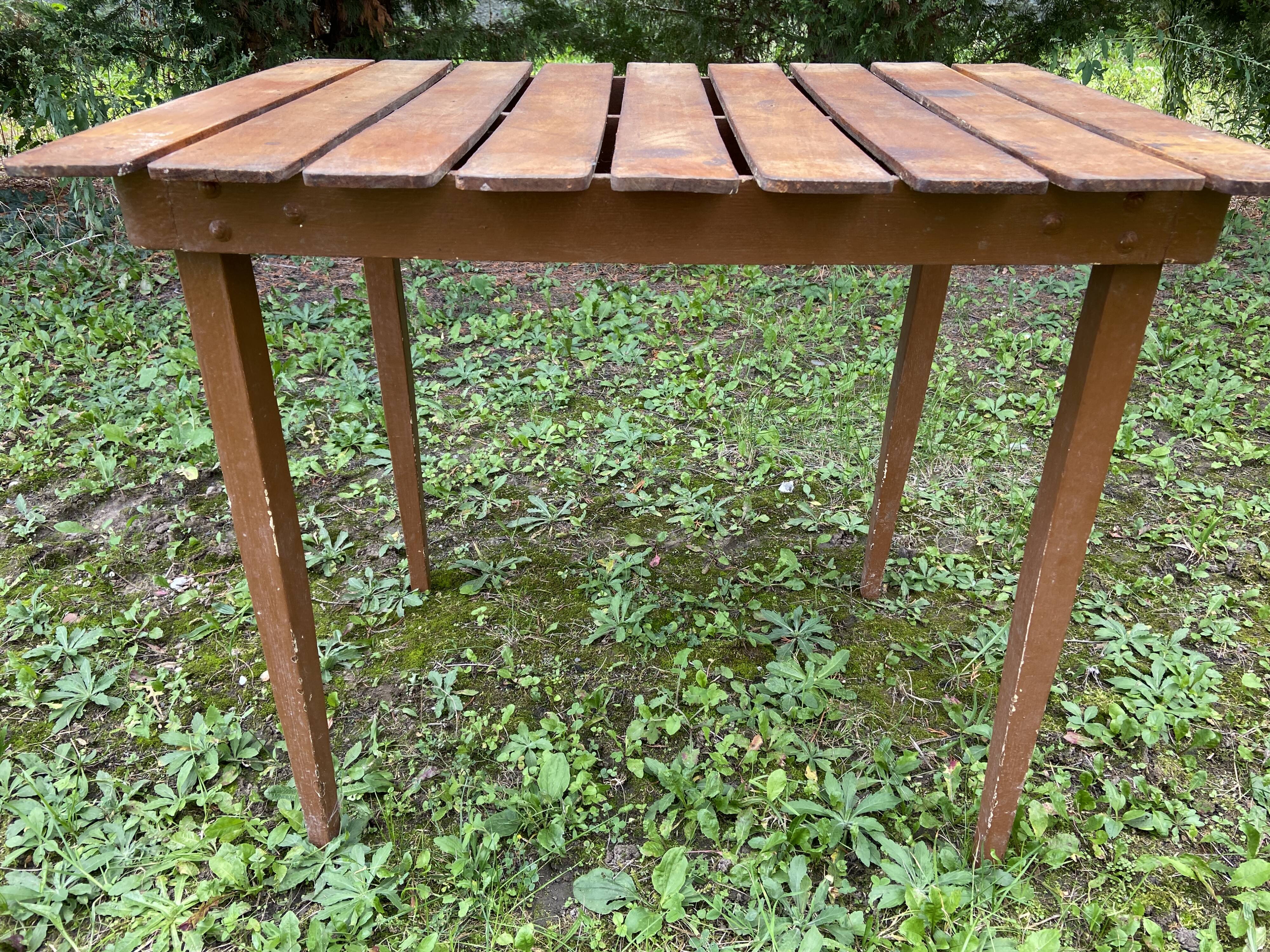 Vintage camping table bistro 1950s vintage