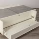 Wooden and chromed metal vintage bar table, 60s