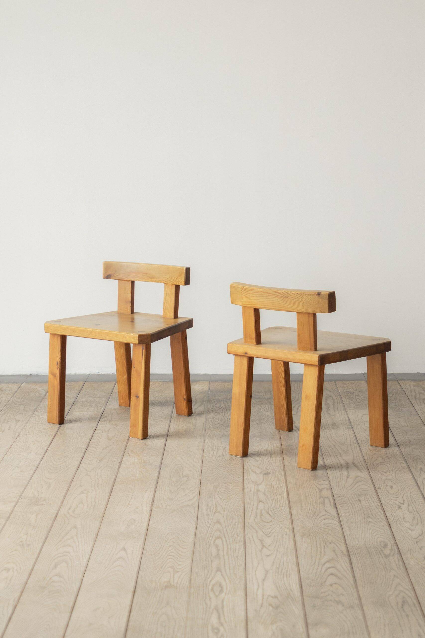 Roland Wilhelmsson, ensemble de six chaises de salle à manger