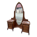 Art Deco period dressing table chest of drawers early 20th century Mahogany Transition style 1920