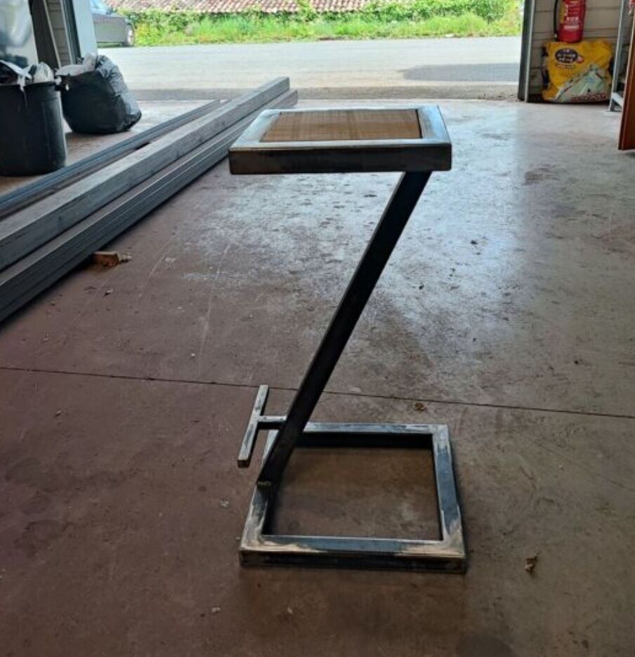 Industrial bar stool