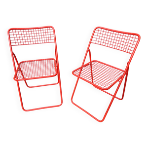 paire de chaises pliantes