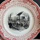 Set of 8 "Month" ceramic talking plates Digoin Sarreguemines