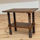 Table d’appoint vis de pressoir années 50