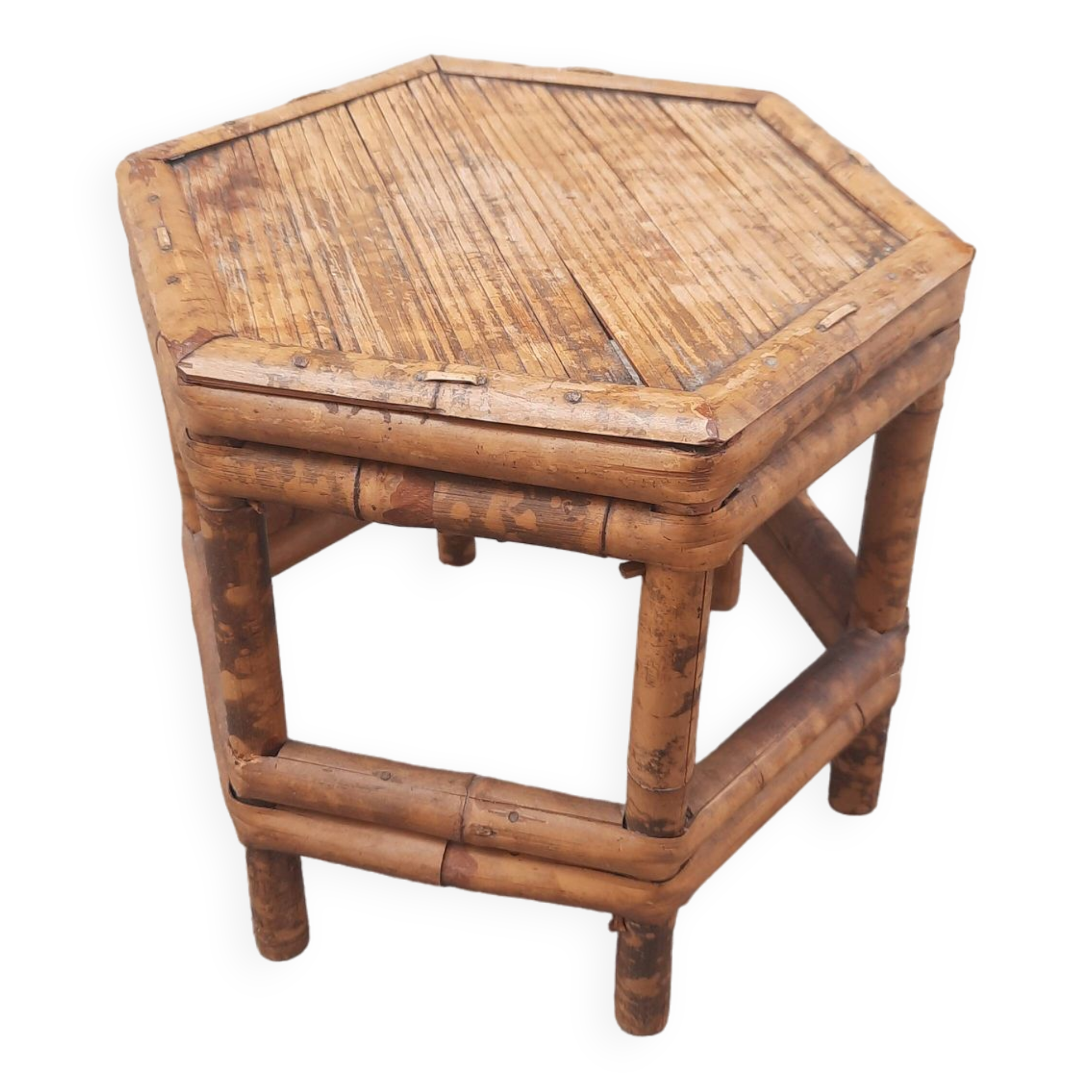 Small bamboo table