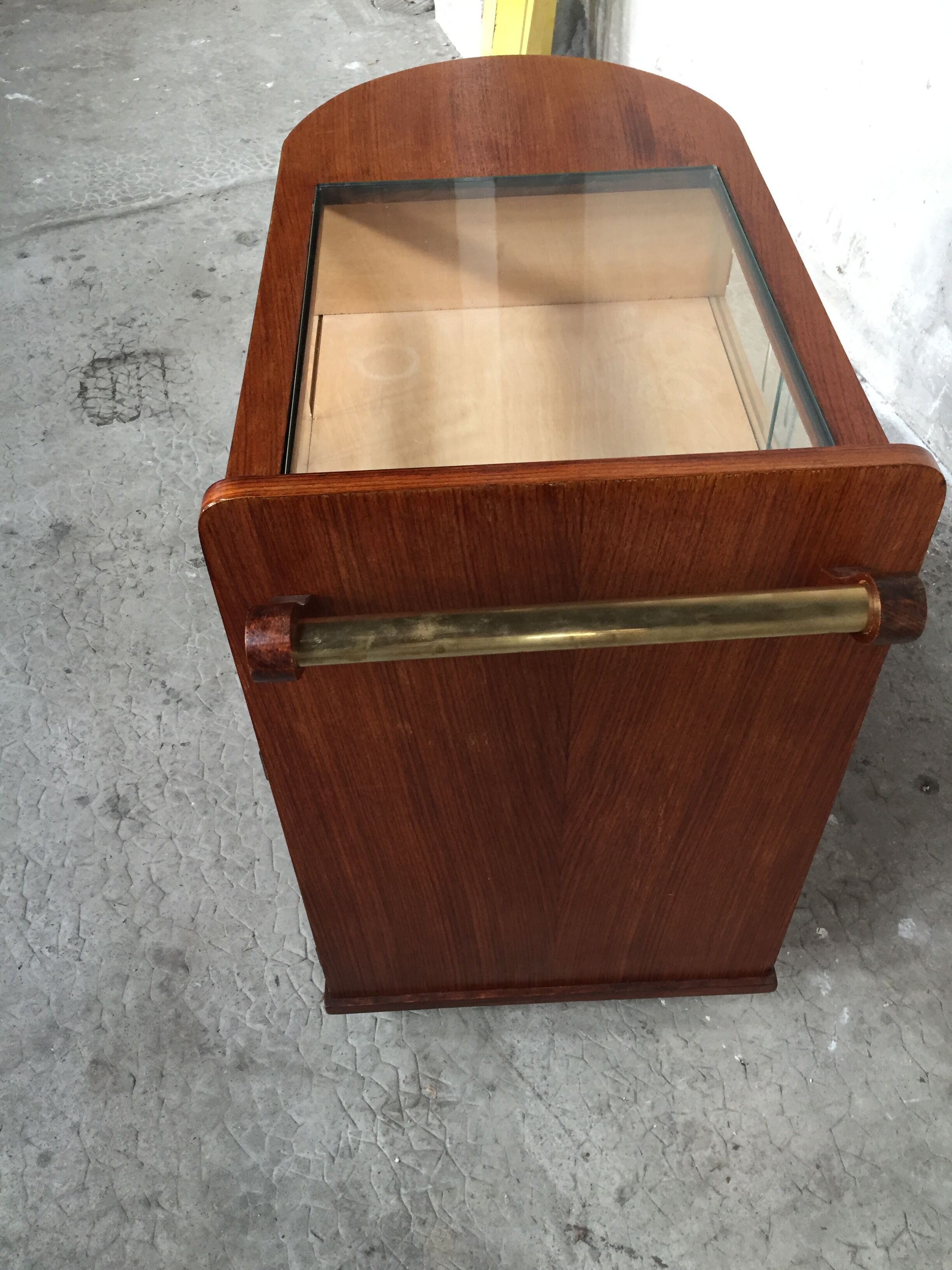 Bar on wheels 40/50s in rosewood