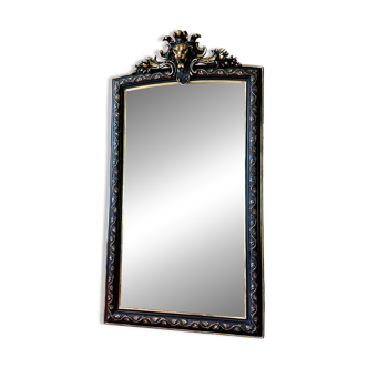Antique mirror with a Napoleon III pediment