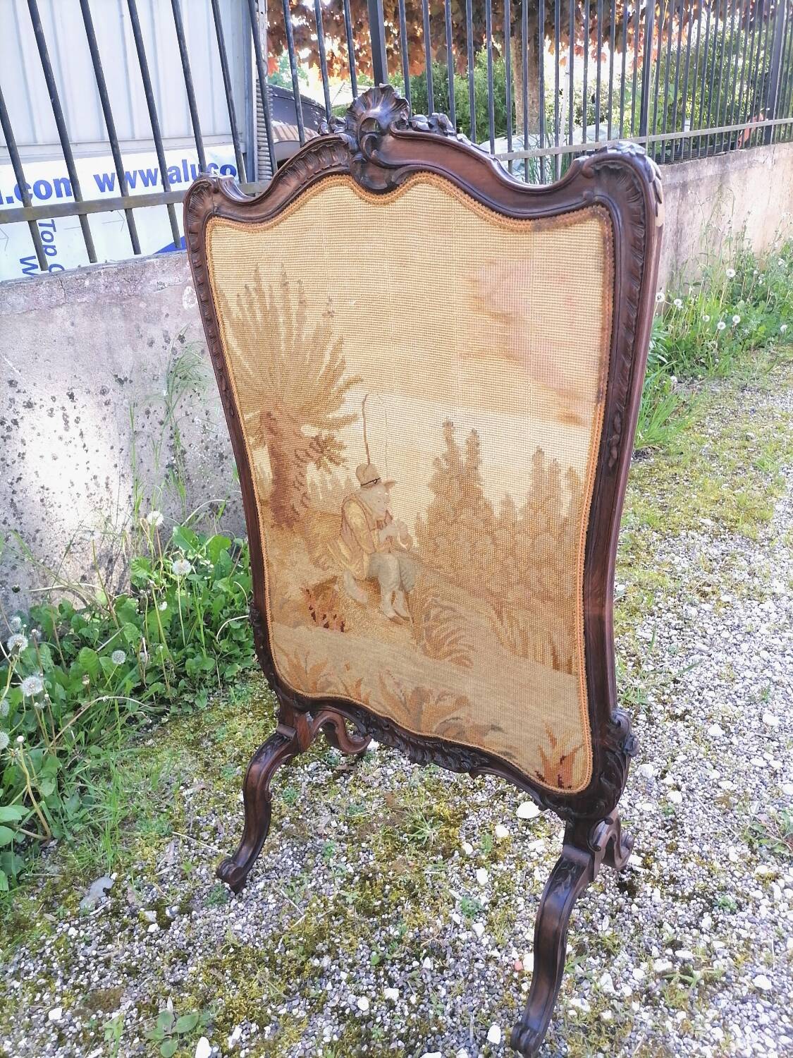 Écran de cheminée, époque Napoléon III