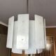 1960s glass slat chandelier