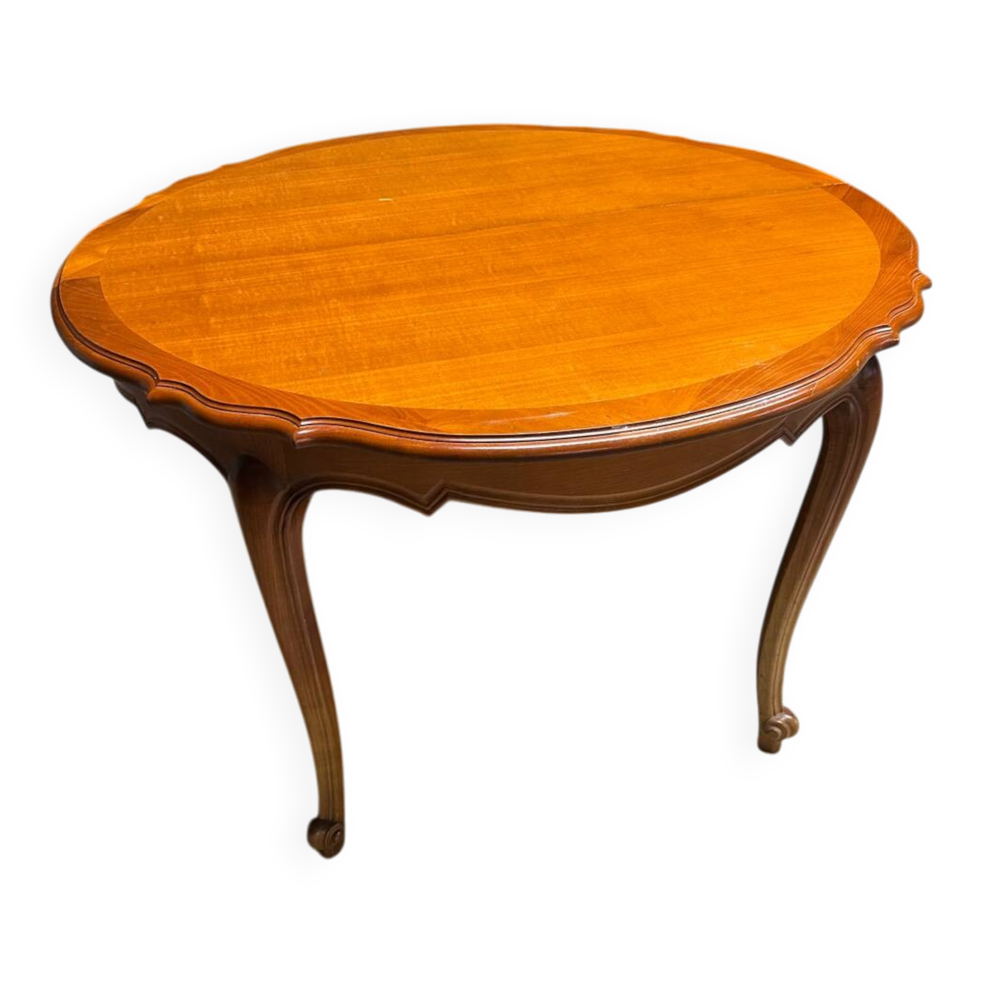 Round extendable dining table in Regency style M