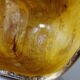 Large olive wood bowl Riviera brutalist craftsmanship circa 1950