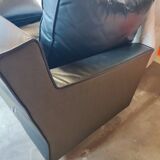 Leather and fabric sofa by Jean-Charles de Castelbajac for Ligne Roset