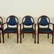 Chaises Baumann vintage Série de 9 fauteuils bridges