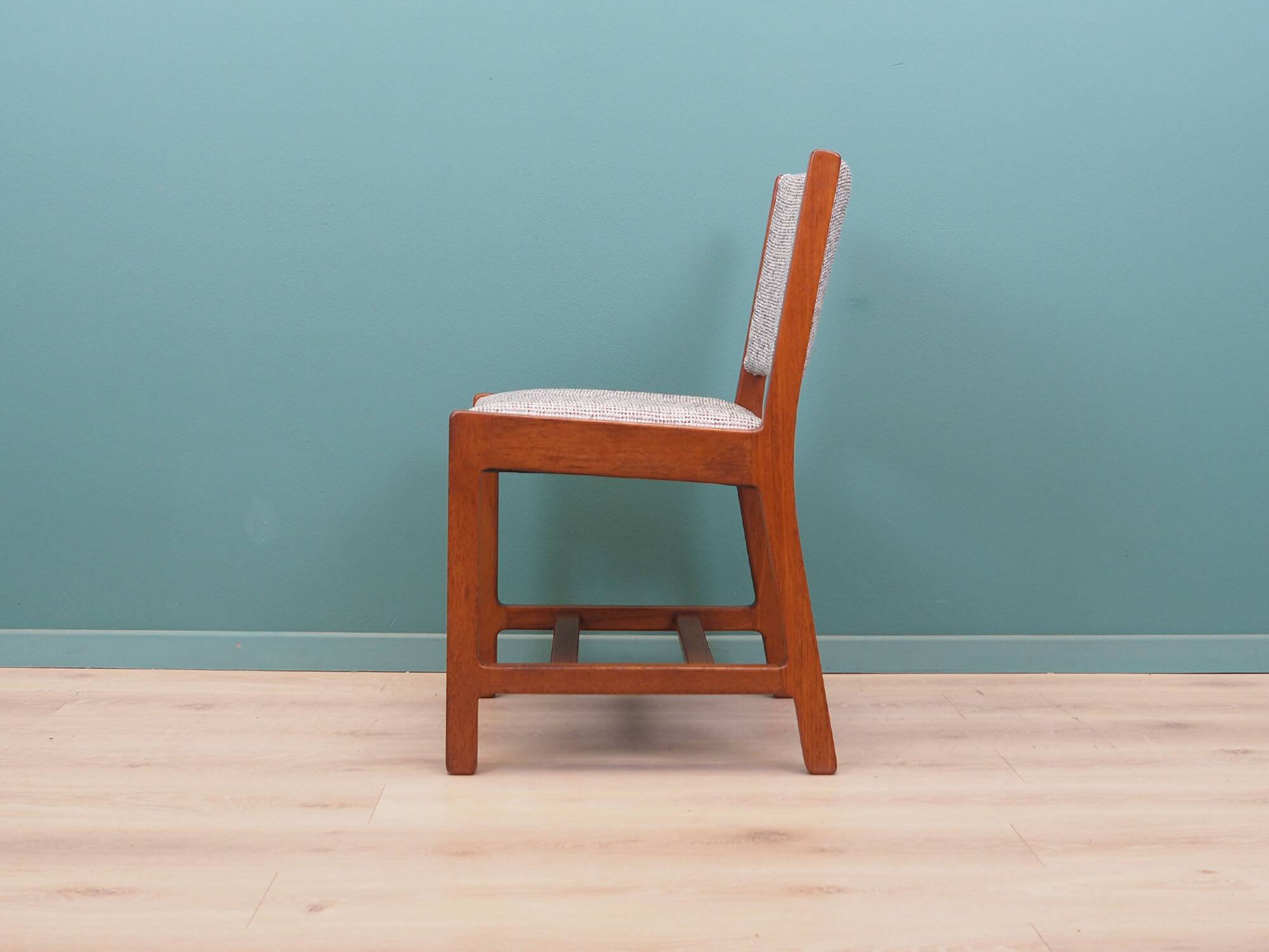 Set of five teak chairs, Danish design, 1970s, production: Denmark
