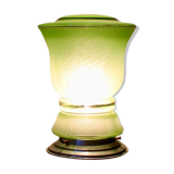 Vintage aluminum and glass ceiling