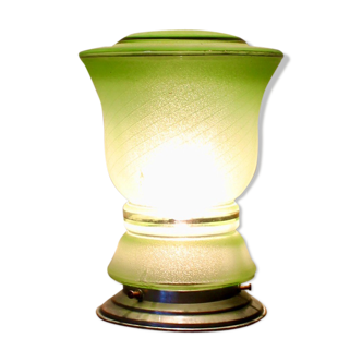 Vintage aluminum and glass ceiling