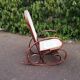 Rocking chair in caning