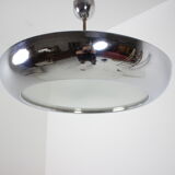 Functionalist chrome Pendant UFO by Josef Hurka for Napako, 1930s