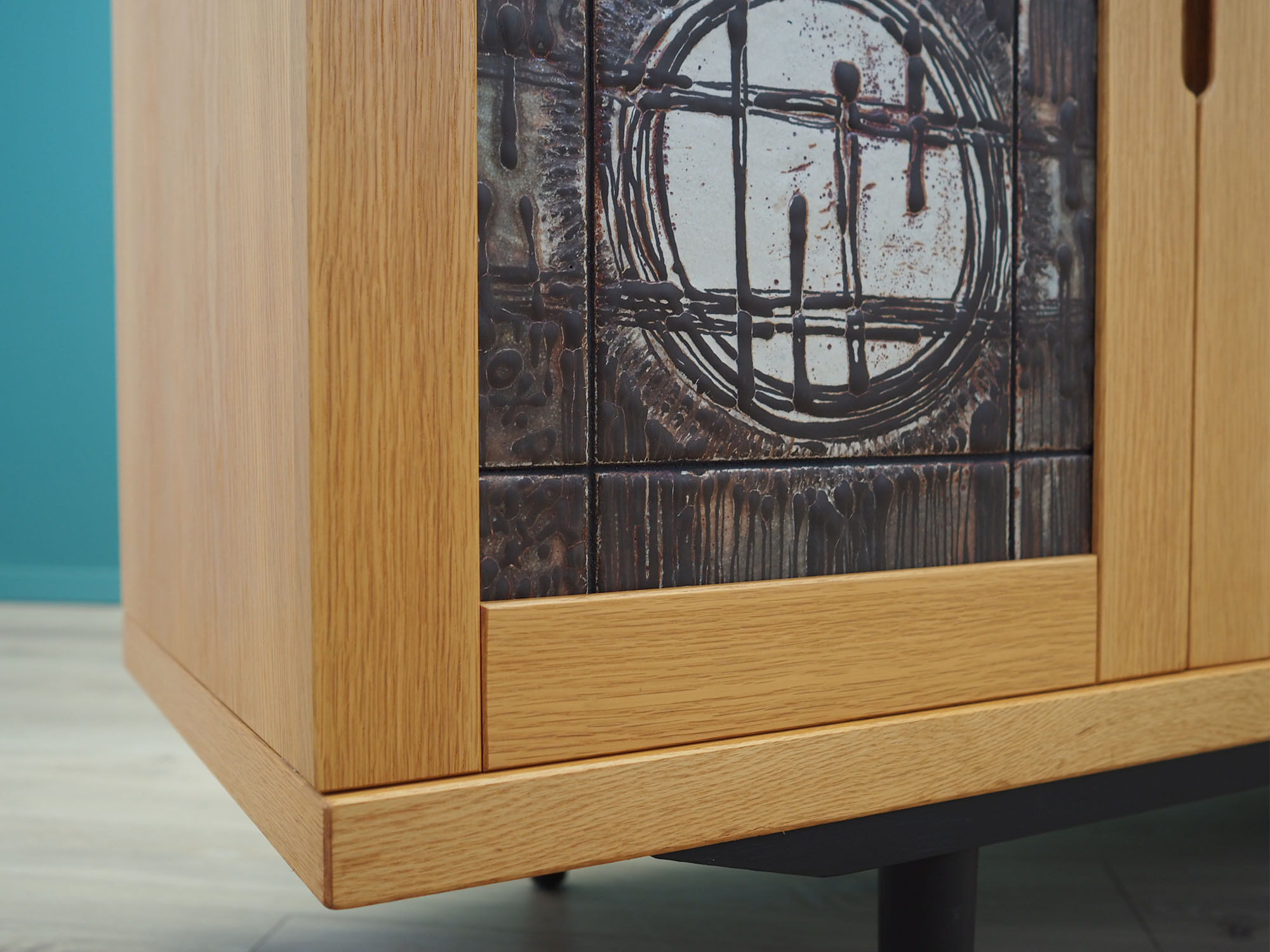Ash sideboard, Danish design, 1970s, designer: Poul H. Poulsen, production: Gangsø Møbler