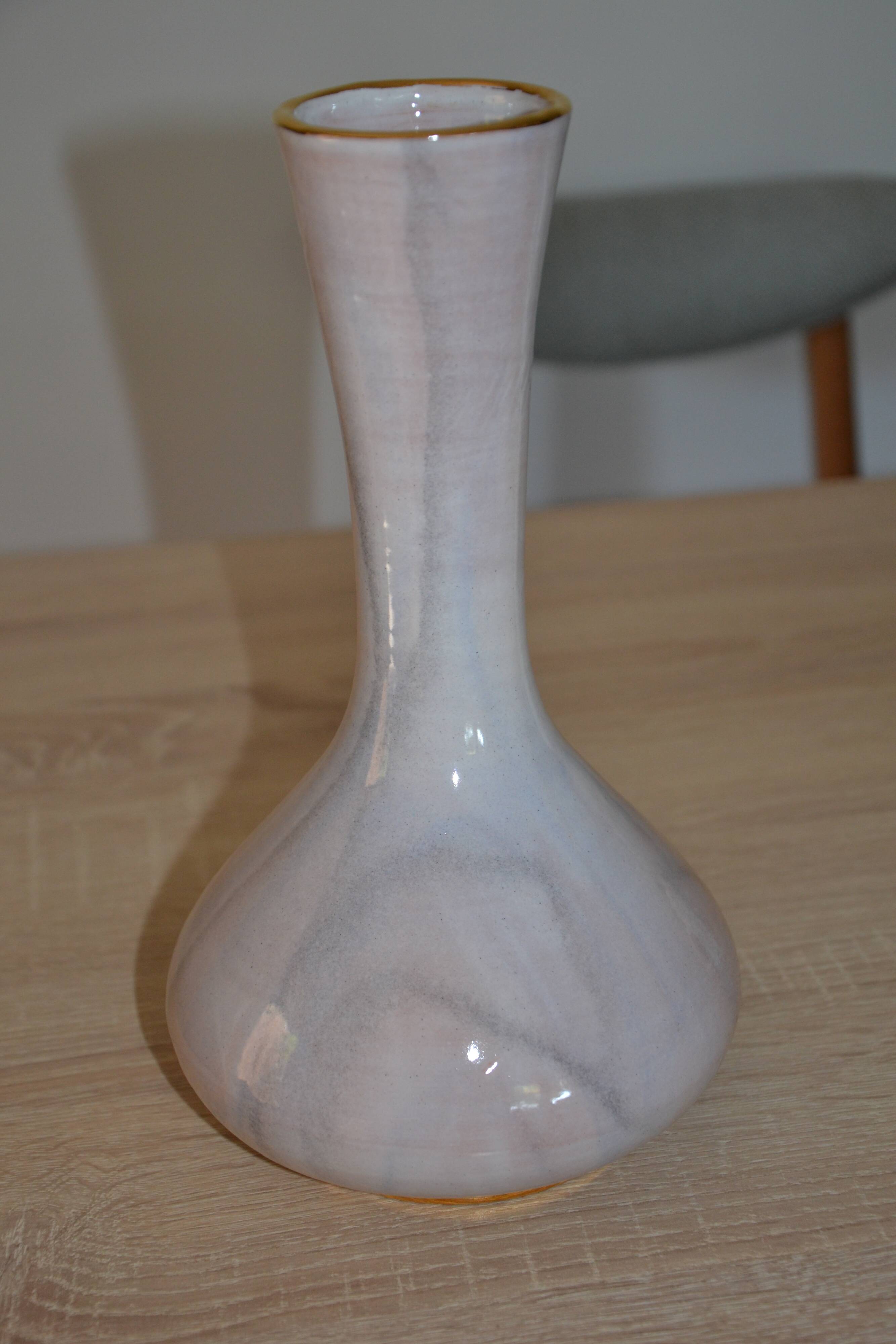 Vase G.P. Gialletti  Pimpimelli céramique lustrée