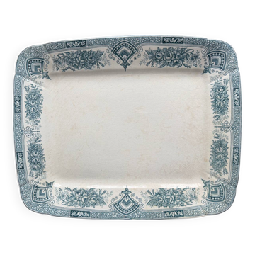 Large antique ironstone dish