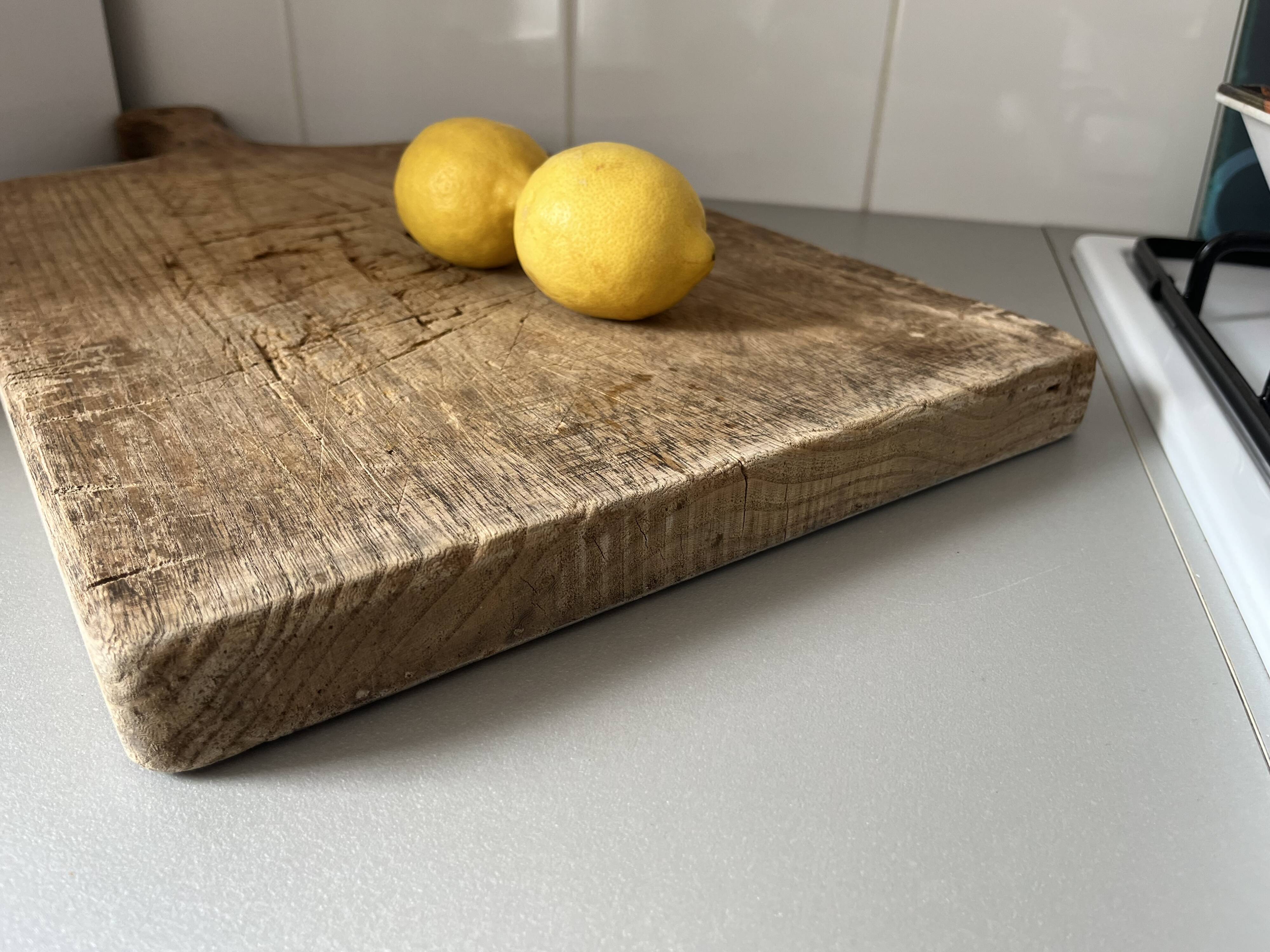 Old wooden cutting board