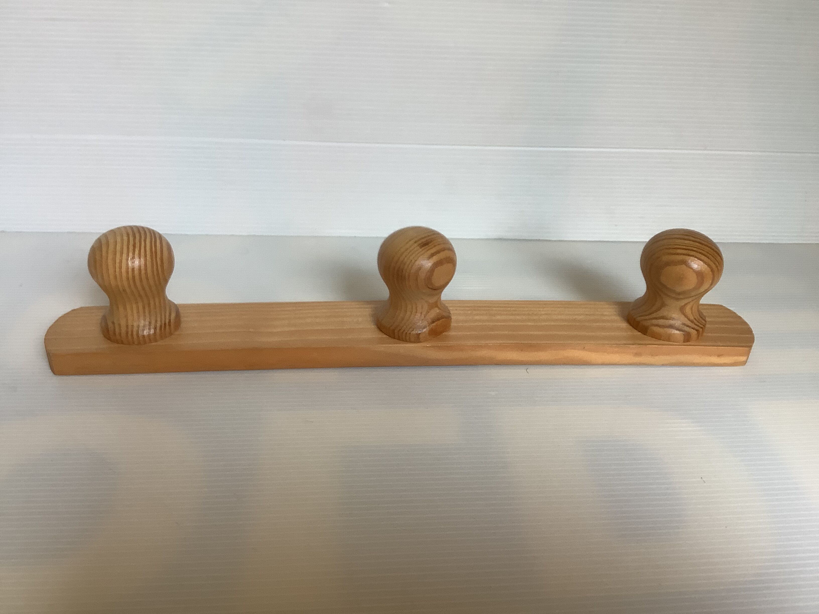 Scandinavian pine coat rack