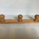 Scandinavian pine coat rack
