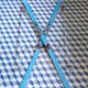 Paire de skis et bâtons vintage L=198cm