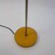 1960s yellow chrome floor lamp