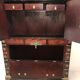 Furniture antique Korean storage box 1910 in wood and brass