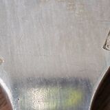 Antique silver plated fork and spoon in box 60g