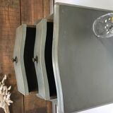 Old patinated bedside