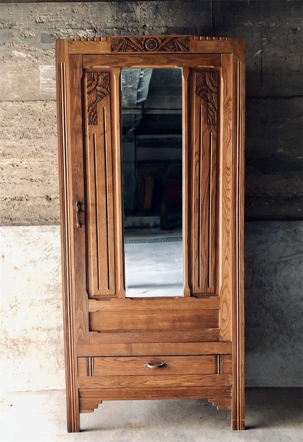 Antique Art Deco wardrobe / 1930