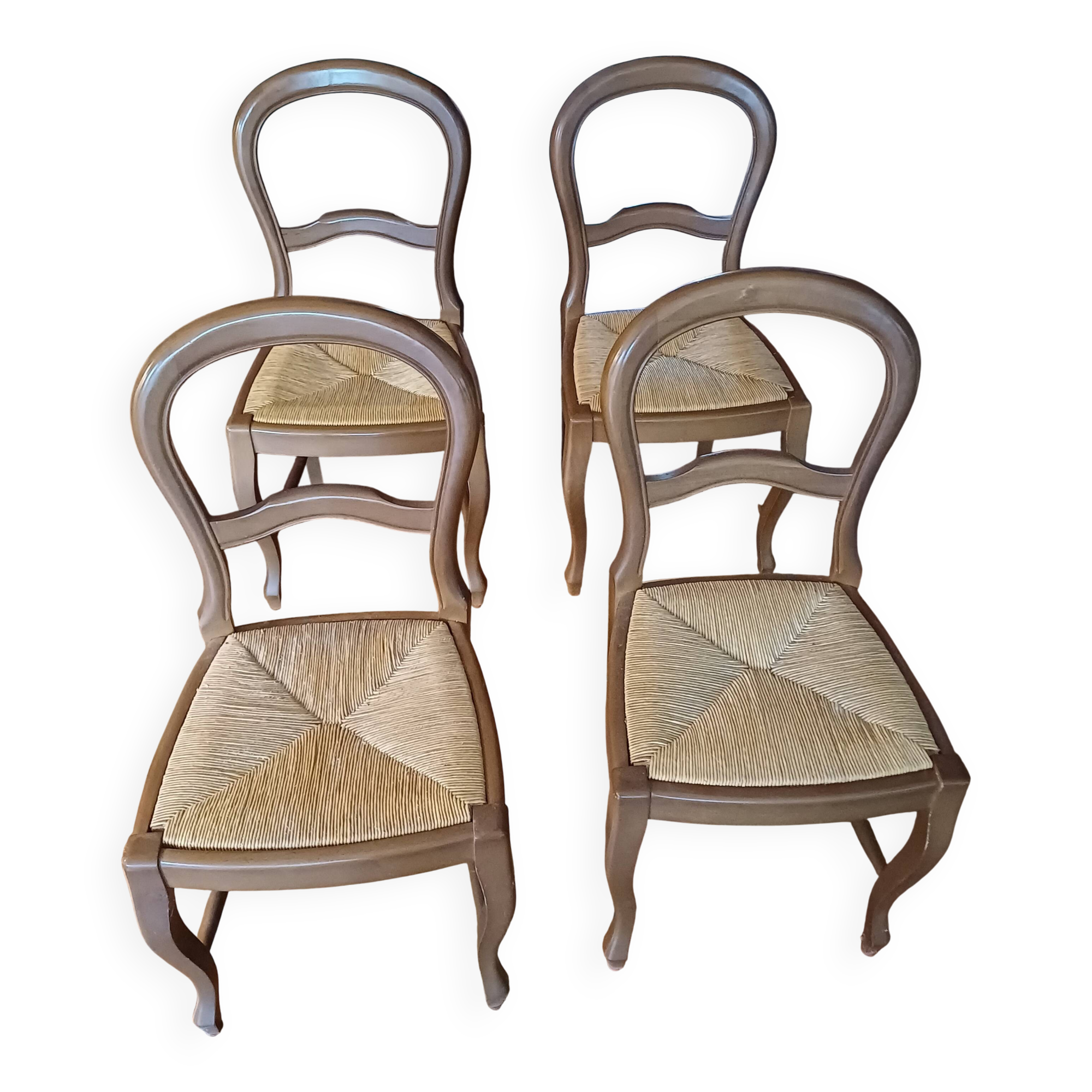 Set of 4 Louis Philippe style chairs