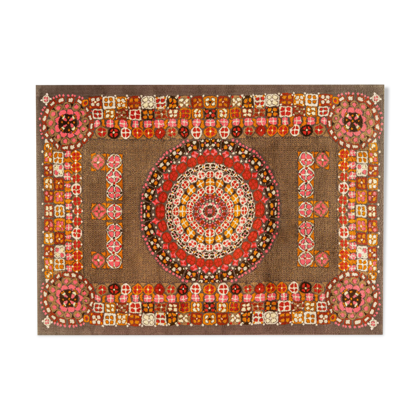 1970s carpet, 252 x 344