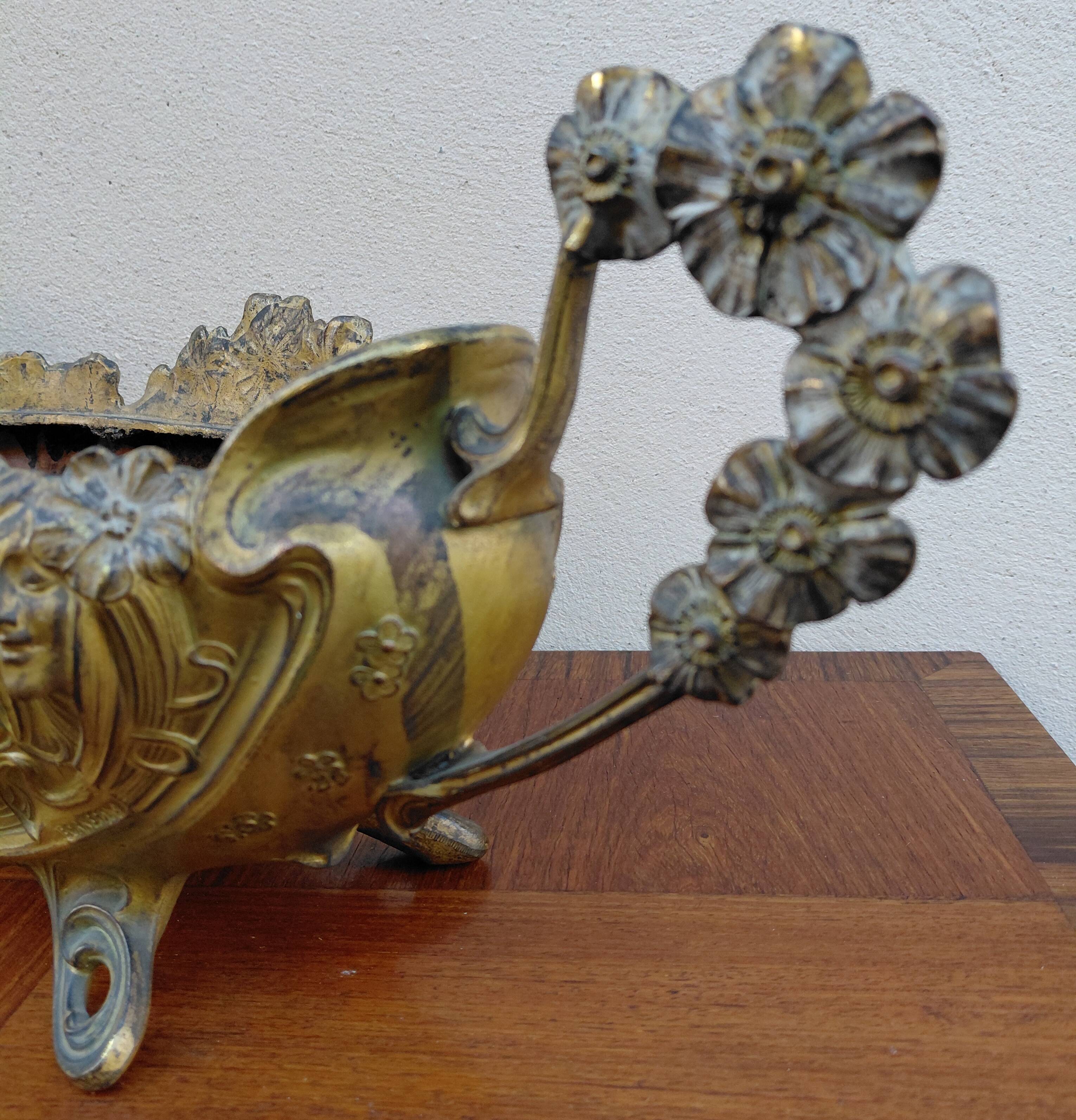 Art Nouveau Planter, Bonnefond Claude