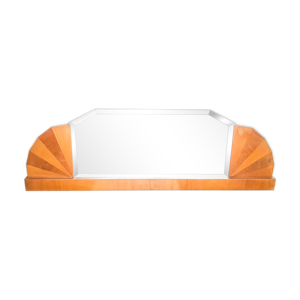Miroir art déco biseauté 120x38cm