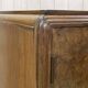 Small English Art Deco student wardrobe in walnut from the 1950s.