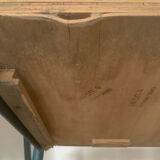 Pair of vintage boarding school chairs or bedside tables