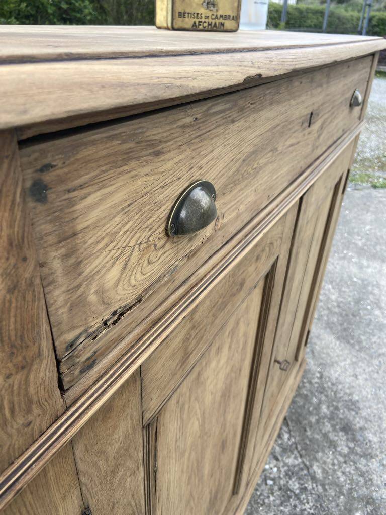 Parisian sideboard in raw wood