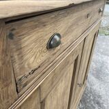 Parisian sideboard in raw wood